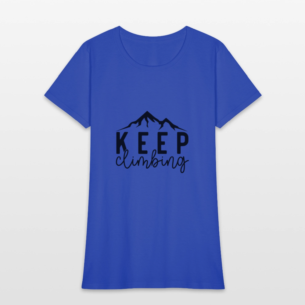 Keep climbing - Women's T-Shirt - royal blue