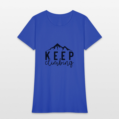 Keep climbing - Women's T-Shirt - royal blue