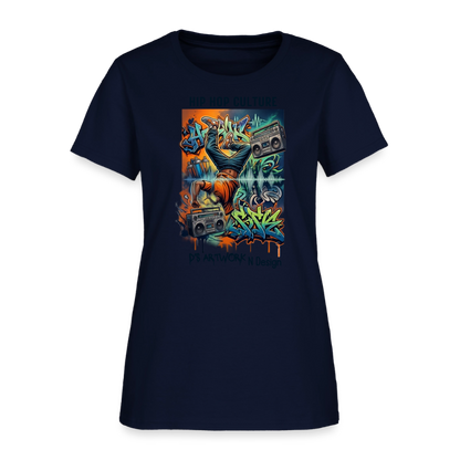 Hip Hop Culture - Women's T-Shirt - navy