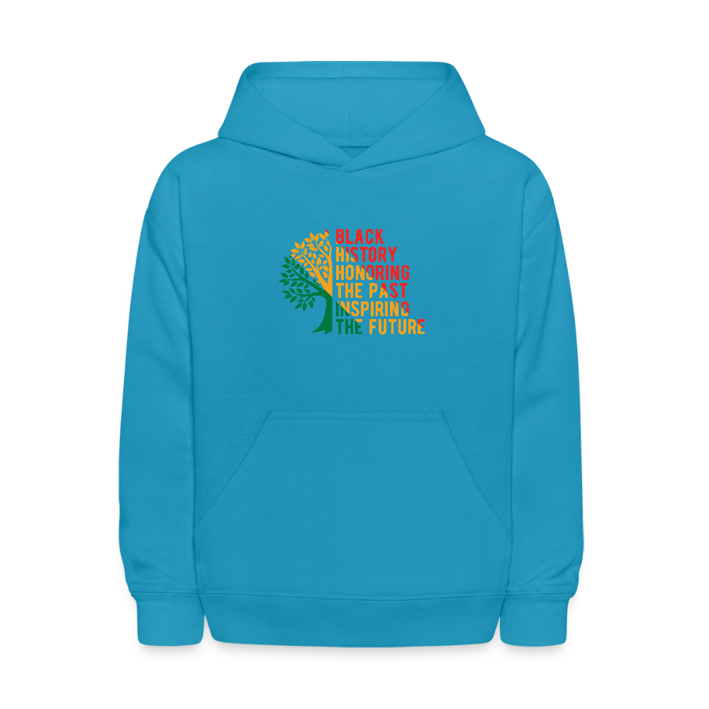 Black History - kids hoodie - turquoise