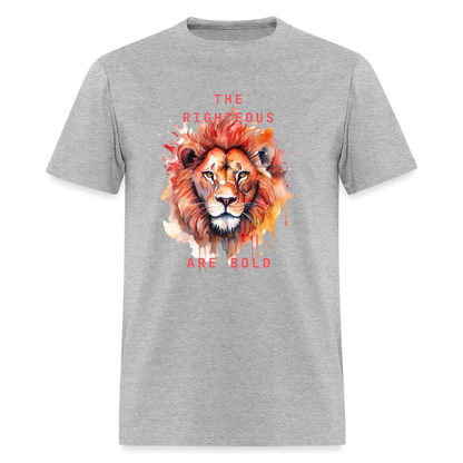 Bold Lion - Men's T-Shirt - heather gray