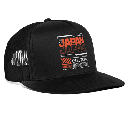 Japan Culture - Trucker Hat - black/black