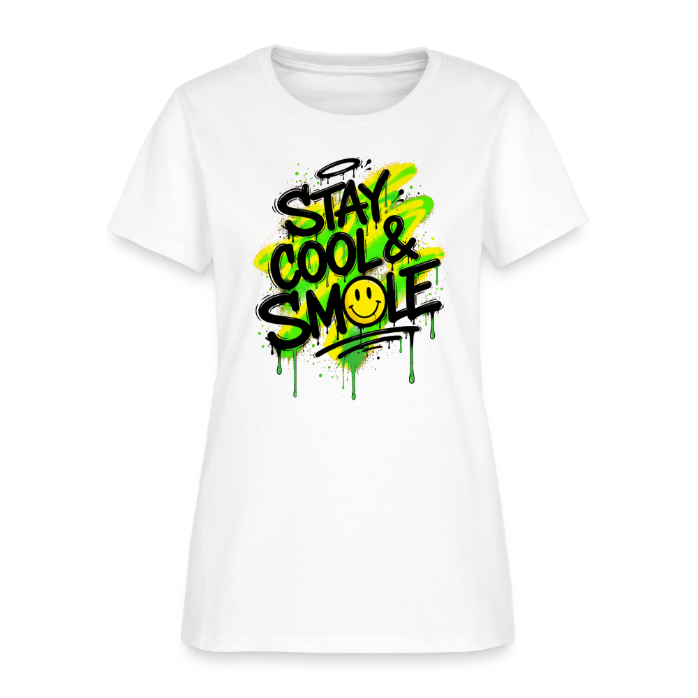 Stay Cool - Graffiti Women's T-Shirt - white