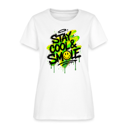 Stay Cool - Graffiti Women's T-Shirt - white