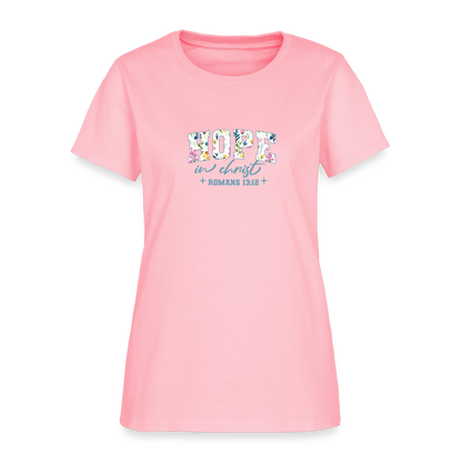 Hop in Christ - Women's T-Shirt - pink