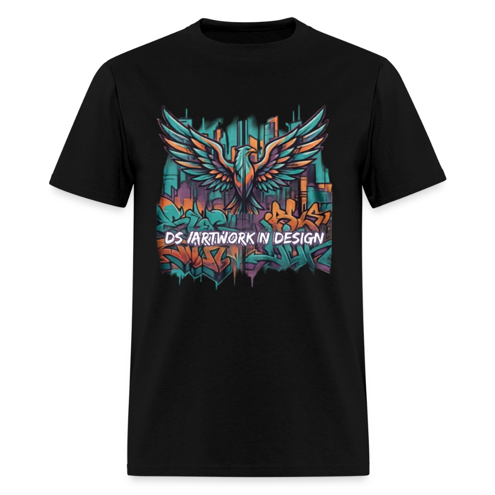 Graffiti Eagle - Men's T-Shirt - black