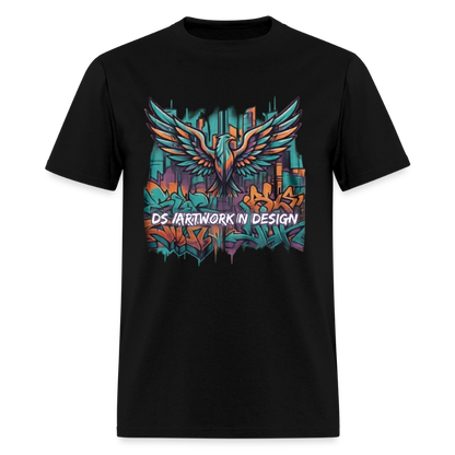 Graffiti Eagle - Men's T-Shirt - black