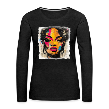 Pop Culture Women-2- Long Sleeve T-Shirt - charcoal grey
