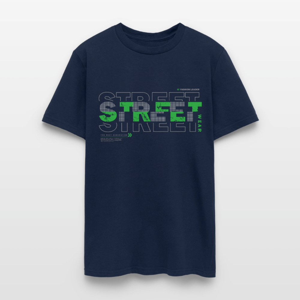 Street wear -Men's T-shirt - navy