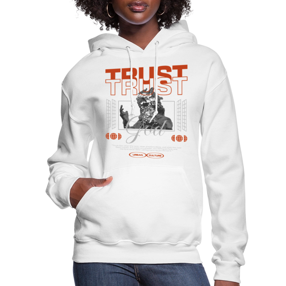 Trust God - Women's Hoodie - white