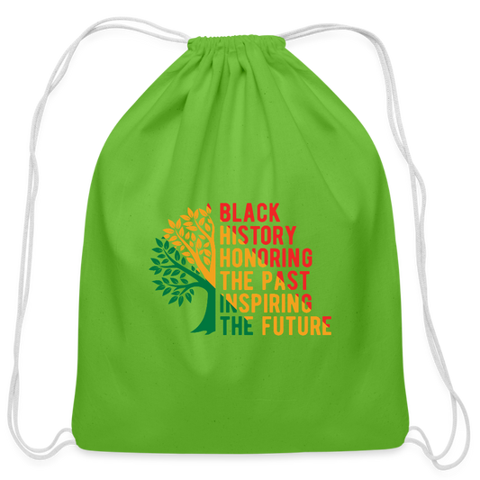 Black History - Cotton Drawstring Bag - clover