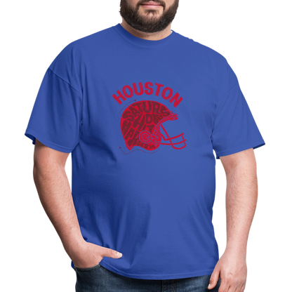 Huston football - Unisex  T-Shirt - royal blue