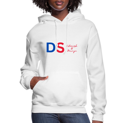 DS Artwork N Design - Women's Hoodie red and blue - white