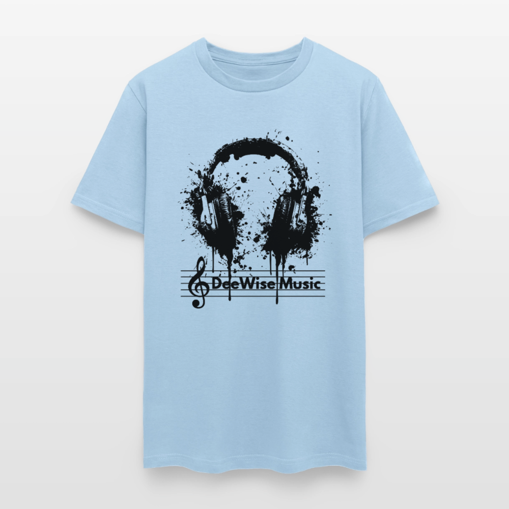 DeeWise Music - Headphones T-Shirt - powder blue