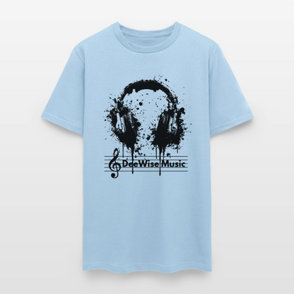 DeeWise Music - Headphones T-Shirt - powder blue