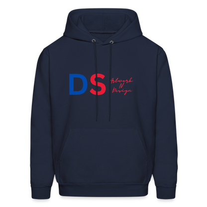 DS Artwork N Design - Men's Hoodie red and blue - navy