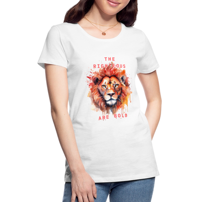 Bold Lion - Women’s T-Shirt - white