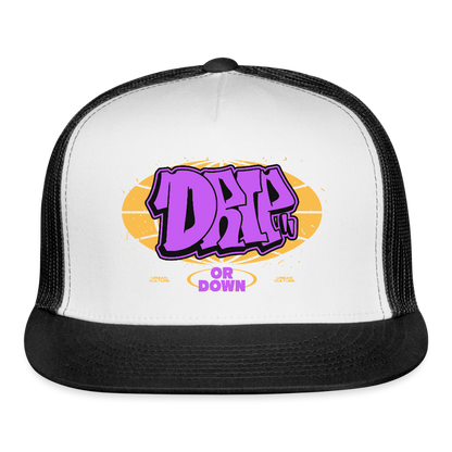 Drip - Graffiti Trucker Hat - white/black