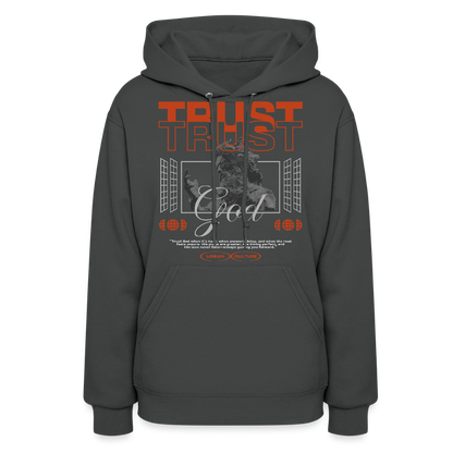 Trust God - Women's Hoodie - asphalt