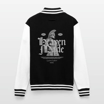 Heaven Made - Letterman Jacket - black/white