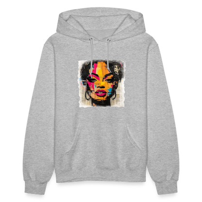 Pop Culture Woman 2 - Women's  Hoodie - heather gray