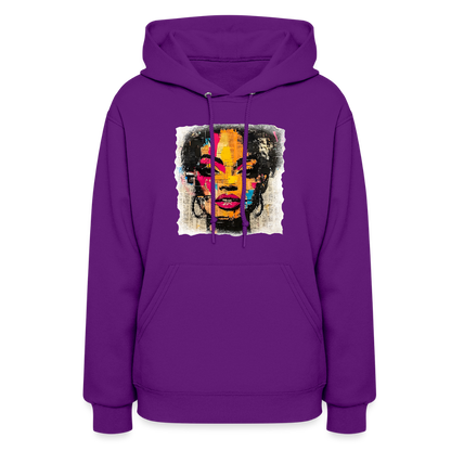 Pop Culture Woman 2 - Women's  Hoodie - purple