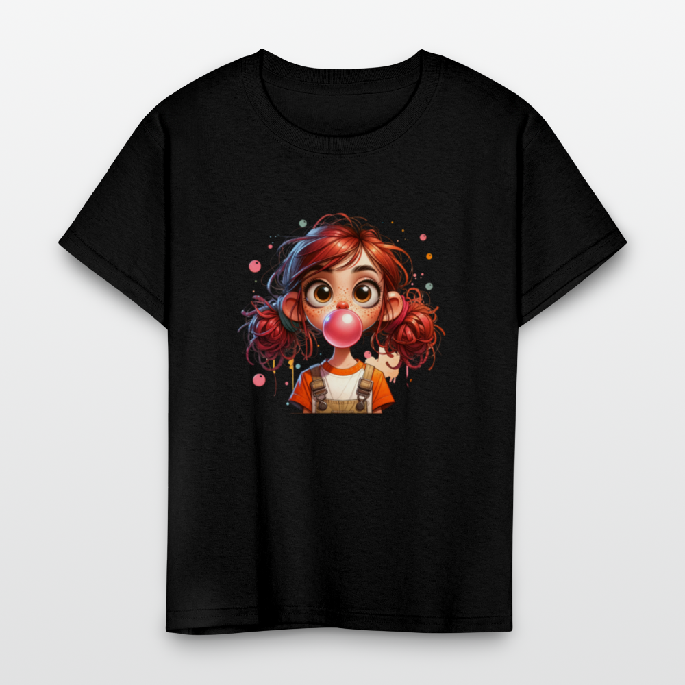 Silly girl - Kids' T-Shirt - black