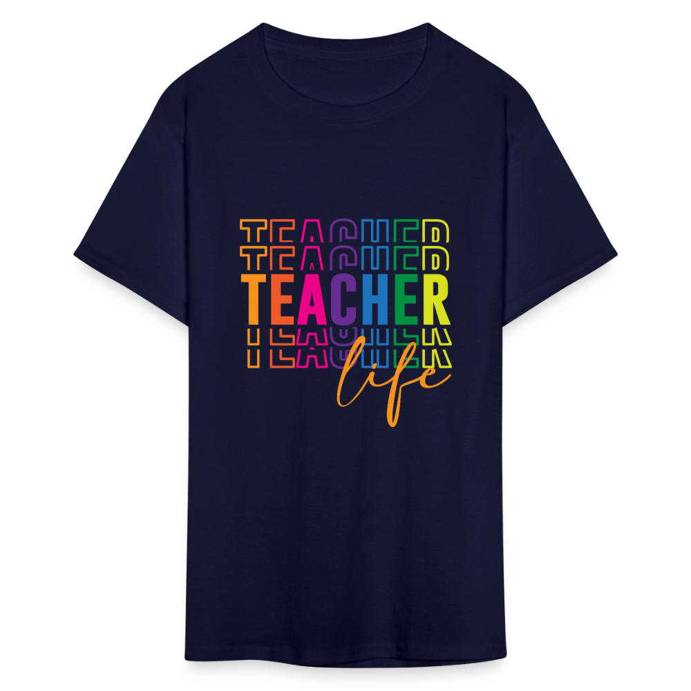 Teacher Life - T-Shirt - navy