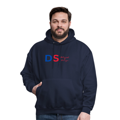 DS Artwork N Design - Men's Hoodie red and blue - navy