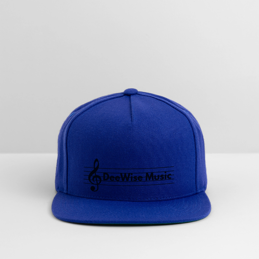 DeeWise Music - Snapback Baseball Cap - royal blue