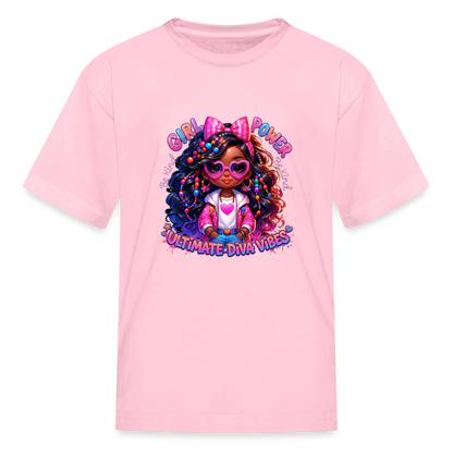Black Girl Power - Ultimate Diva Kids' T-Shirt - pink