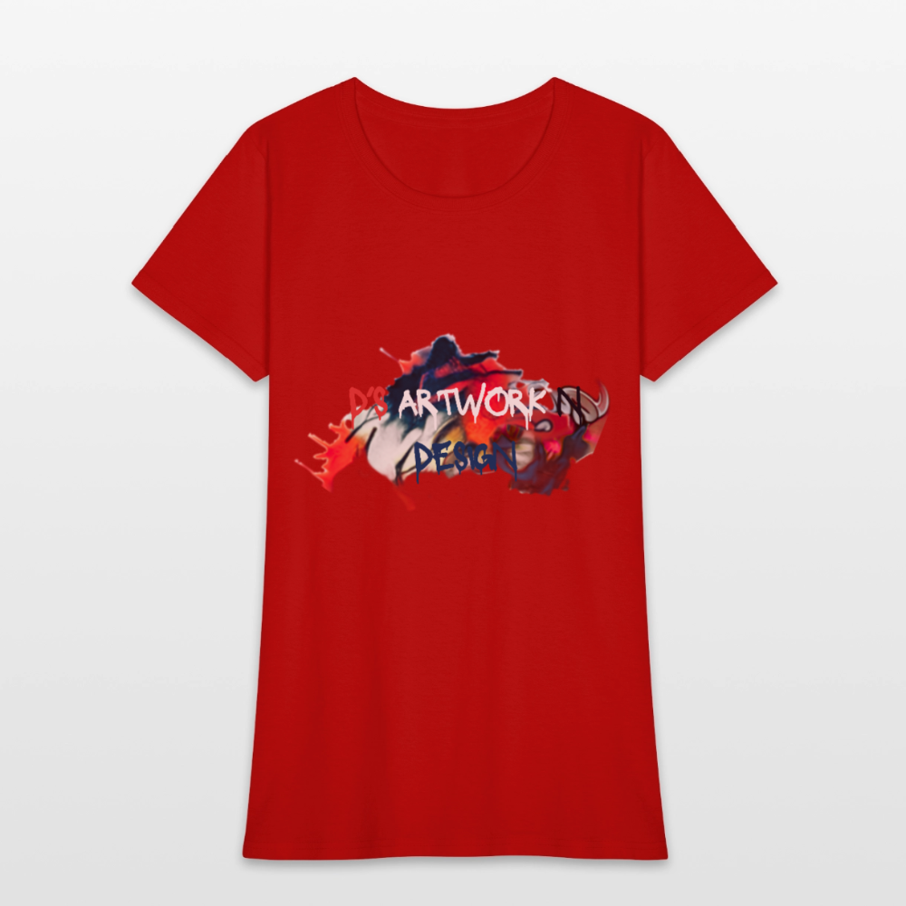 Spray paint - DS Women's T-Shirt - red