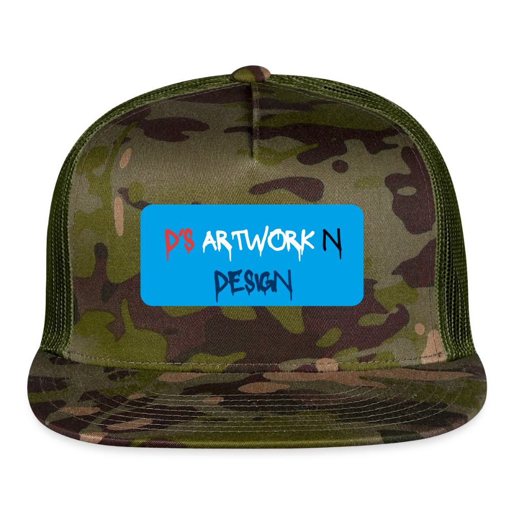 DS Graffiti - Trucker Hat - MultiCam\green