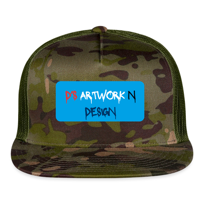 DS Graffiti - Trucker Hat - MultiCam\green
