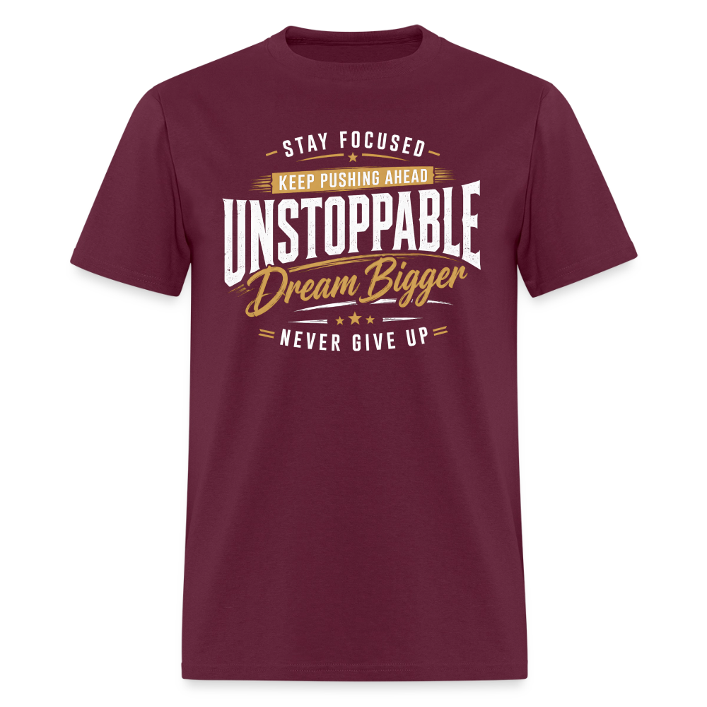 Be Unstoppable - Men's T-Shirt - burgundy