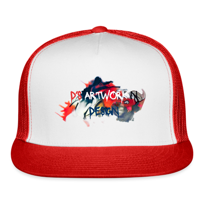 Spray Paint - DS Trucker Hat - white/red
