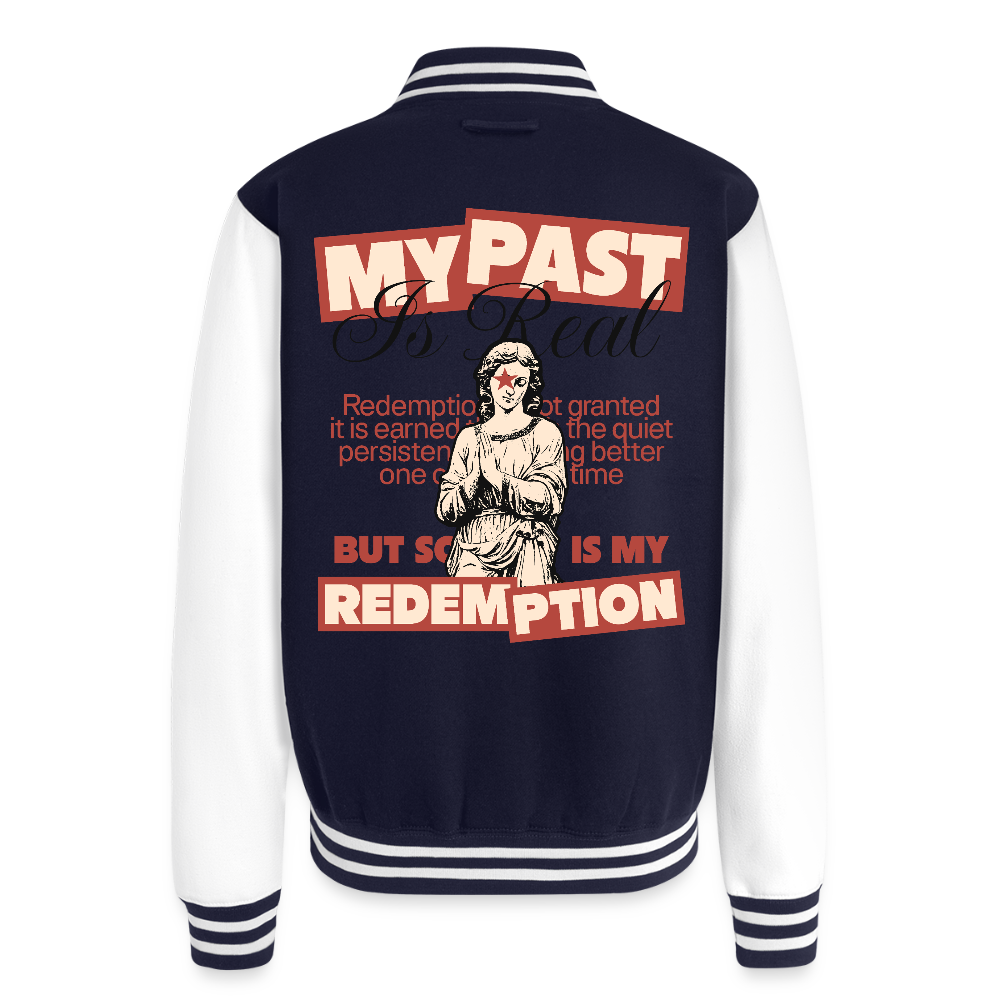 Redemption - Letterman Jacket - navy/white