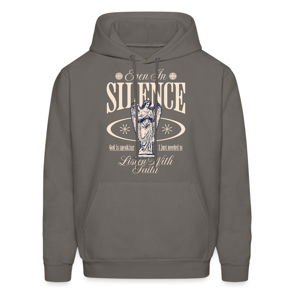 God Speaks - Men's Hoodie - asphalt gray