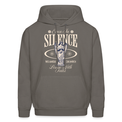 God Speaks - Men's Hoodie - asphalt gray