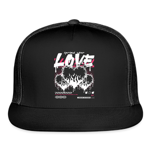 Heart of Fire - Trucker Hat - black/black