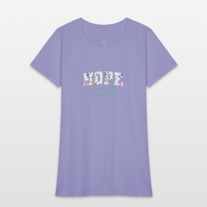 Hop in Christ - Women's T-Shirt - lavender