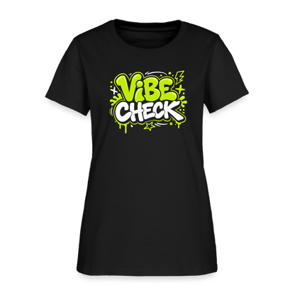 Vibe Check - Graffiti Women's T-Shirt - black