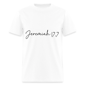 Jeremiah 17:7 - men's t-shirt - white