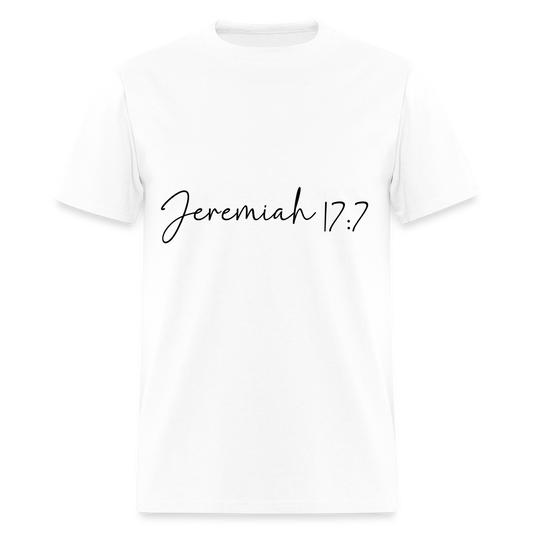 Jeremiah 17:7 - men's t-shirt - white