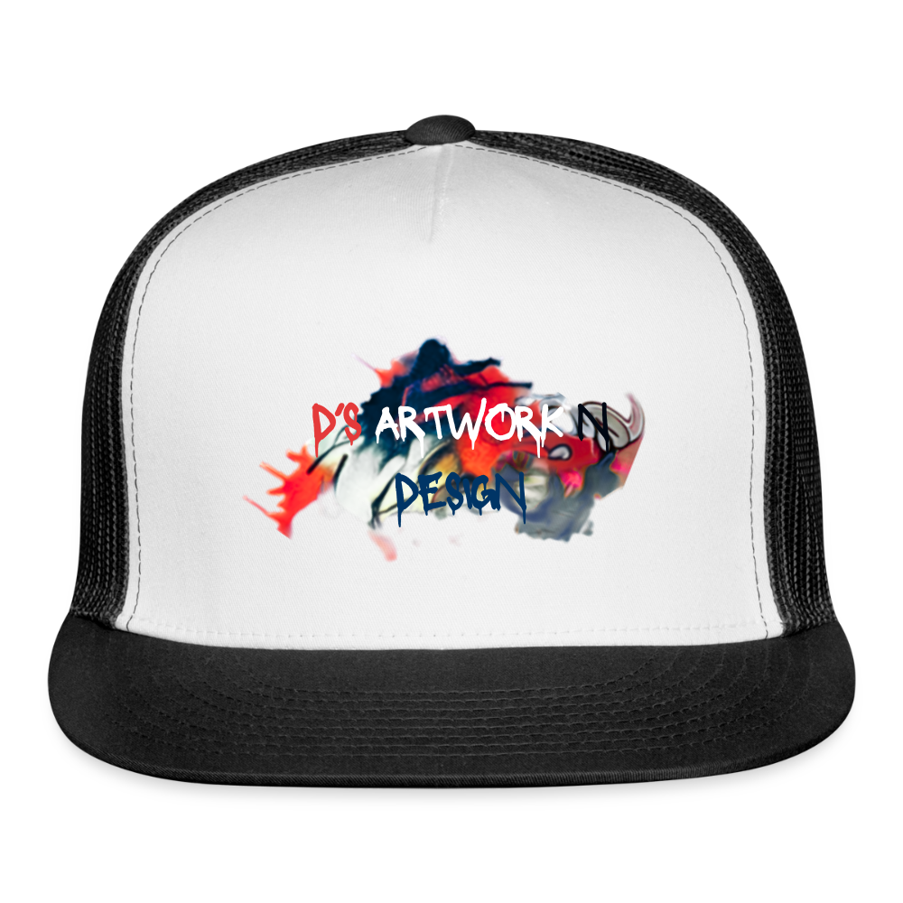 Spray Paint - DS Trucker Hat - white/black