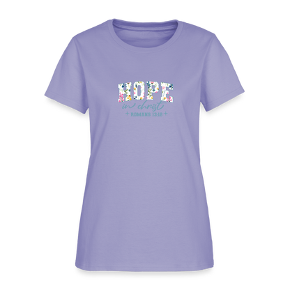 Hop in Christ - Women's T-Shirt - lavender