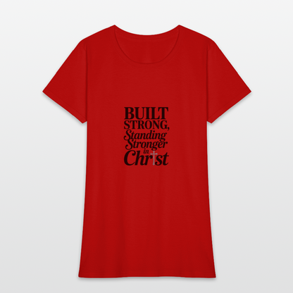 Strong in Christ  - Women's T-Shirt - red