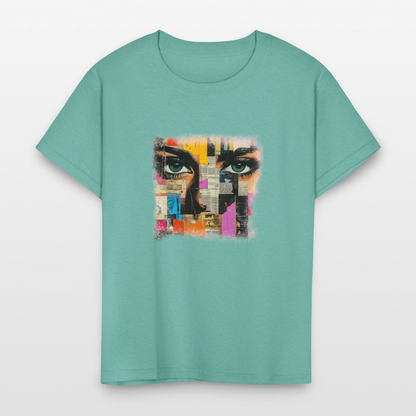 Pop Culture Woman 3 - Kids' T-Shirt - aquatic