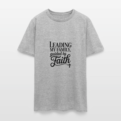 Leading Strong - men's t-shirt - heather gray