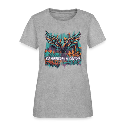 Graffiti Eagle - Women's T-Shirt - heather gray